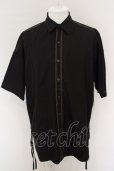 画像1: TORNADO MART / ステッチ半袖BIGシャツ M ブラック O-24-02-25-014-TO-sh-YM-ZT246 (1)