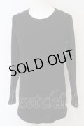 【SALE】NO ID. / テレコラウンドロンT カットソー 1 ブラック O-24-02-25-015-NO-to-YM-ZT246