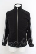 【WINTERセール】NO ID. BLACK / チェッカーフラッグライントラックジャケット 1 ブラック O-24-02-25-017-NO-ja-YM-ZT248