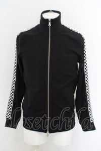 【WINTERセール】NO ID. BLACK / チェッカーフラッグライントラックジャケット 1 ブラック O-24-02-25-017-NO-ja-YM-ZT248