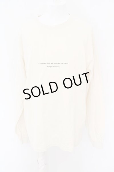 画像2: NIL DUE / NIL UN TOKYO / LONG SLEEVE TATTOO M アイボリー O-24-02-26-004-NI-to-YM-ZT061 (2)