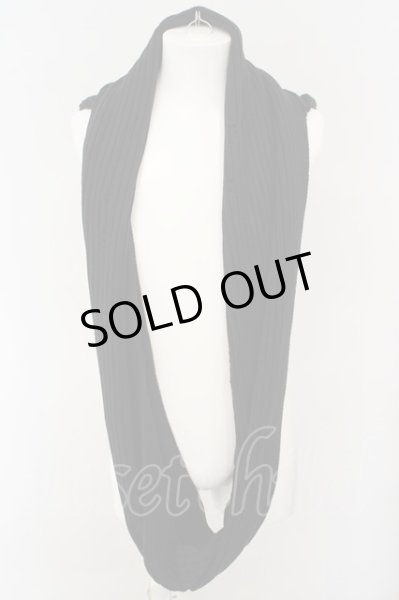 画像4: Moonage Devilment（清春） / ダメージニットフードスヌード   O-24-02-26-034-MO-za-YM-ZT055 (4)