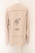 画像1: NIL DUE / NIL UN TOKYO / LONG SLEEVE TATTOO F オートミール O-24-02-26-006-NI-to-YM-ZT061 (1)