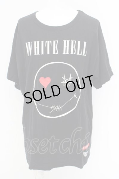 画像1: MARDI GRAS / HELL SMILE BIG Tシャツ  ブラック O-24-02-26-015-MA-ts-YM-ZT059 (1)