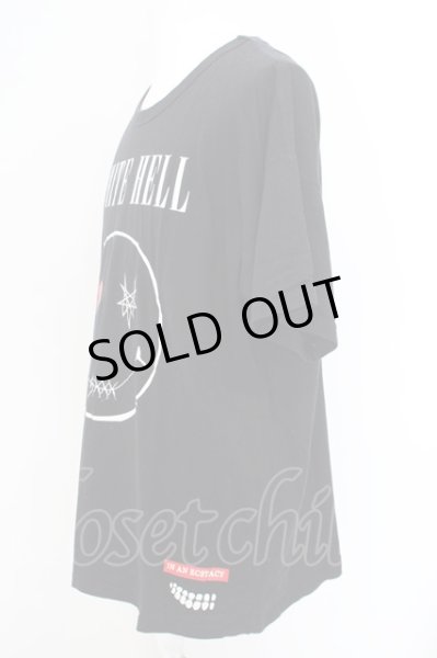 画像2: MARDI GRAS / HELL SMILE BIG Tシャツ  ブラック O-24-02-26-015-MA-ts-YM-ZT059 (2)