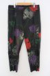 画像2: YOHJI YAMAMOTO / 復刻スカルローズトラウザーズパンツ 2 ブラック O-24-02-26-020-YO-pa-YM-ZT055 (2)