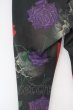 画像9: YOHJI YAMAMOTO / 復刻スカルローズトラウザーズパンツ 2 ブラック O-24-02-26-020-YO-pa-YM-ZT055 (9)