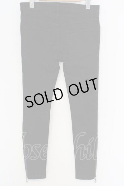 画像3: Moonage Devilment（清春） / サイドZIPクラッシュスキニーデニムパンツ 01 ブラック O-24-02-26-021-MO-pa-YM-ZT059 (3)