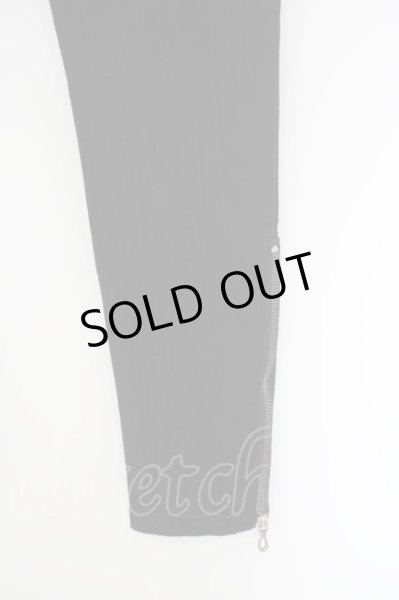 画像4: Moonage Devilment（清春） / サイドZIPクラッシュスキニーデニムパンツ 01 ブラック O-24-02-26-021-MO-pa-YM-ZT059 (4)