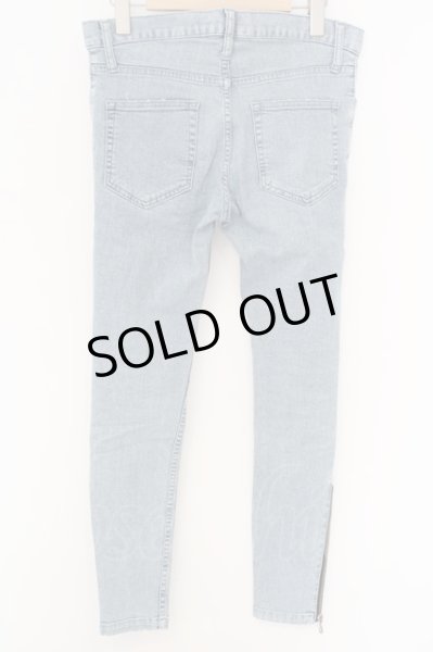 画像3: Moonage Devilment（清春） / サイドZIPクラッシュスキニーデニムパンツ 01 ライトインディゴ O-24-02-26-022-MO-pa-YM-ZT059 (3)