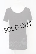 【SALE】Xfrm / オパールダメージTシャツ F レッドｘブラック O-24-02-29-036-Xf-ts-YM-ZT090