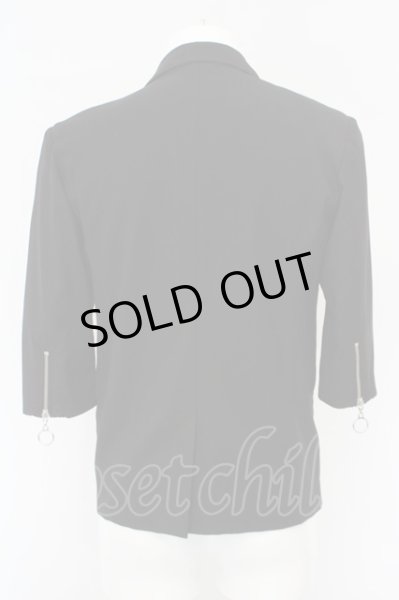 画像3: CIVARIZE / Odin　半袖テーラードジャケット 44 ブラック O-24-02-29-047-CI-ja-YM-ZT091 (3)