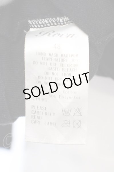 画像3: Roen / スプラッシュスカルカットソー 48 ブラック O-24-02-29-004-Ro-to-YM-ZT085 (3)