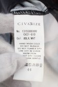 画像3: CIVARIZE / フラワープリント切り替えバイカラーシャツ 44 ブラックｘホワイト O-24-02-29-050-CI-sh-YM-OS (3)