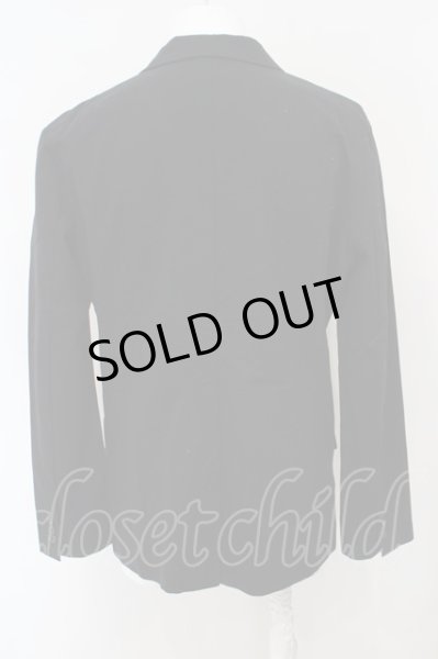 画像2: NO ID. / Cストレッチノッチドラペルテーラードジャケット 3 ブラック O-24-02-29-006-NO-ja-YM-ZT086 (2)