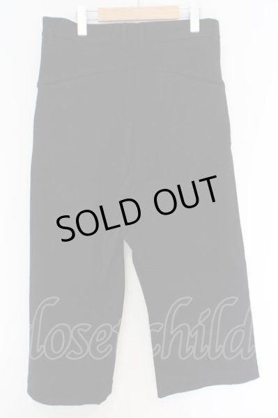 画像3: NO ID. / ウールジャージーラップバギートラウザーズ 3 ブラック O-24-02-29-065-NO-pa-YM-ZT085 (3)