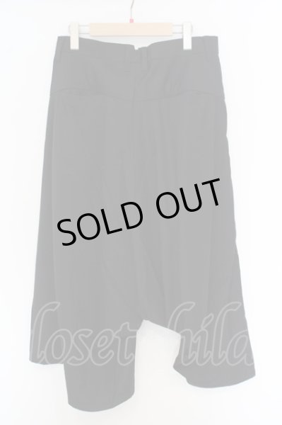 画像2: NO ID. BLACK / TRドレープバギートラウザーズパンツ 3 ブラック O-24-02-29-066-NO-pa-YM-ZT088 (2)