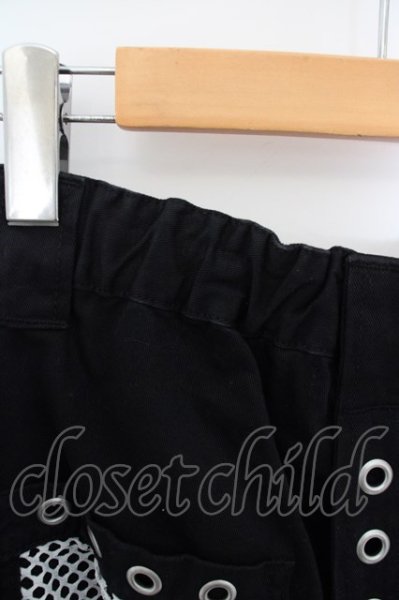 画像6: REFLEM / 2WAYワイドボンテージパンツ F ブラックｘホワイト O-24-02-29-072-RE-pa-YM-ZT119 (6)