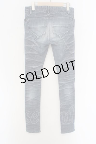 画像2: JOHNNY WOLF / EAST END-KUMADORI 2WAYデニムパンツ 1 ブルー O-24-02-29-077-JO-pa-YM-ZT096 (2)