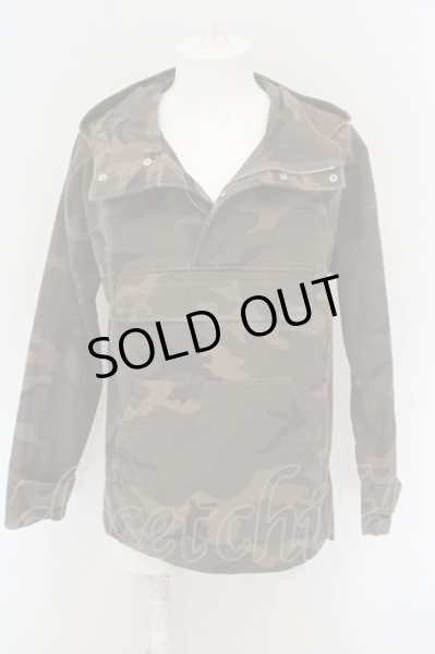 画像2: NO ID. / ハーフZIPカモフラプルパーカー 1 カモフラ O-24-02-29-084-NO-to-YM-ZT088 (2)