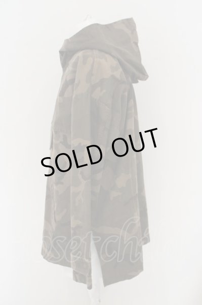 画像3: NO ID. / ハーフZIPカモフラプルパーカー 1 カモフラ O-24-02-29-084-NO-to-YM-ZT088 (3)