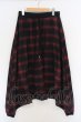 画像1: CIVARIZE / チェックサルエルパンツ 44 レッド O-24-02-29-092-CI-pa-YM-ZT087 (1)