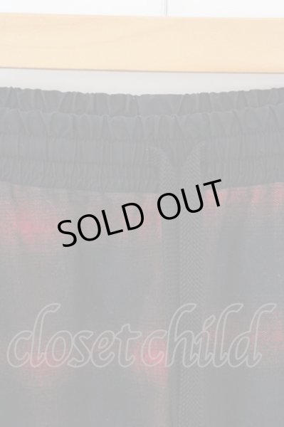 画像2: CIVARIZE / チェックサルエルパンツ 44 レッド O-24-02-29-092-CI-pa-YM-ZT087 (2)