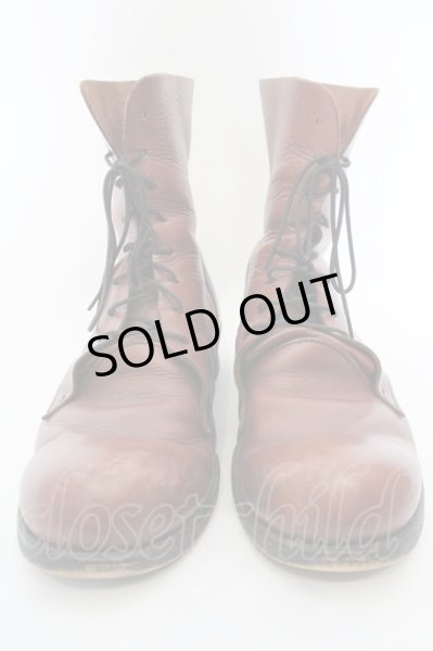 画像2: GZT0TAR DE FUGA / レースアップブーツ  ブラウン O-24-02-29-102-GO-sho-YM-ZT01000 (2)