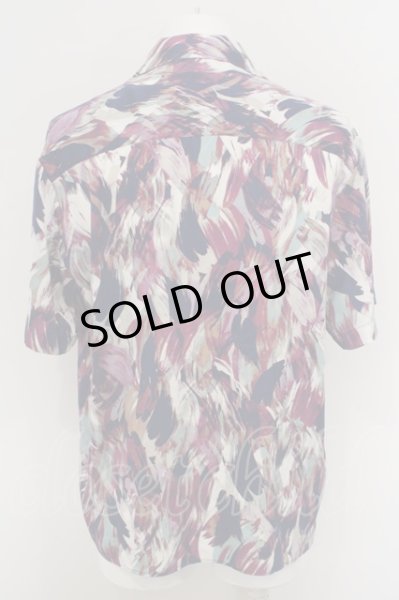 画像2: FUGA / Diablo 総柄プリント開襟半袖シャツ 44 パープル O-24-02-29-012-FU-sh-YM-ZT086 (2)