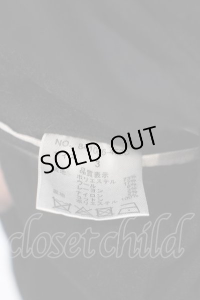 画像5: NO ID. / ウールメルトンWブレストコート 3 ブラック O-24-02-29-001-NO-ou-YM-ZT-M106 (5)