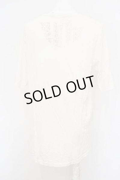 画像2: NO ID. / メッセージマリアロングTシャツ 2 ホワイト O-24-02-29-021-NO-ts-YM-ZT086 (2)