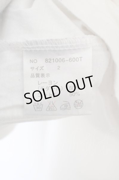 画像3: NO ID. / メッセージマリアロングTシャツ 2 ホワイト O-24-02-29-021-NO-ts-YM-ZT086 (3)