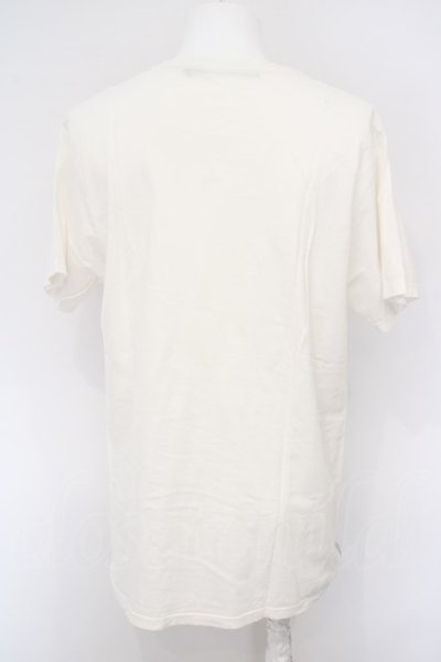 画像2: 【WINTERセール】NO ID. BLACK / ギャラクシープリントBIG Tシャツ 2 ホワイト O-24-02-29-022-NO-ts-YM-ZT086
