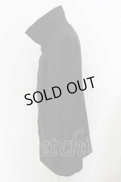 画像3: NO ID. / メルトンハイカラーコート 3 ブラック O-24-02-29-002-NO-ou-YM-ZT-M106 (3)