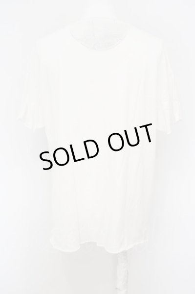 画像2: NO ID. BLACK / クラックプリントBIG Tシャツ ONE ホワイト O-24-02-29-023-NO-ts-YM-ZT090 (2)