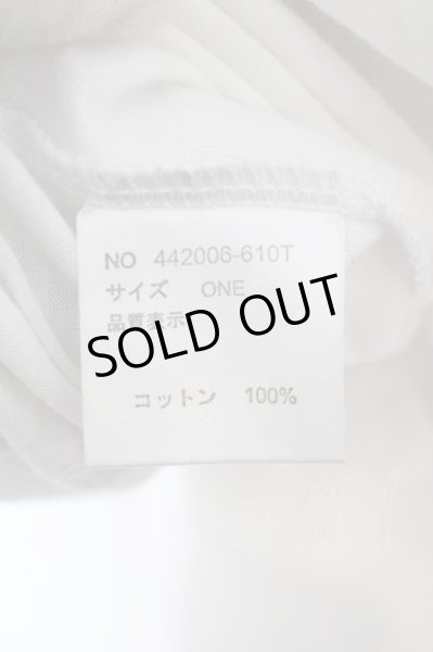 画像3: NO ID. BLACK / クラックプリントBIG Tシャツ ONE ホワイト O-24-02-29-023-NO-ts-YM-ZT090 (3)