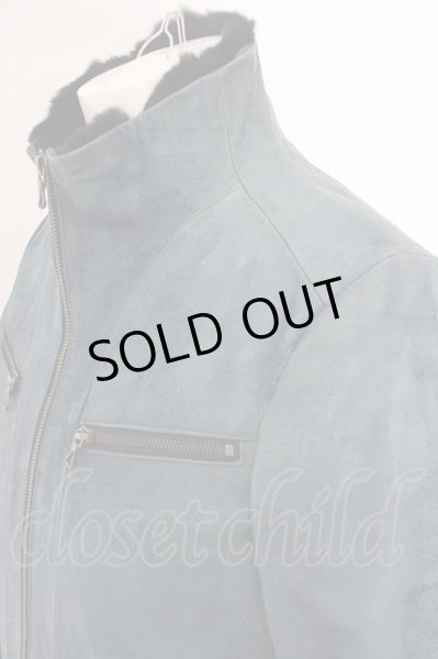 画像5: TORNADO MART / BAFFALO BUFFED CROCO EMBZTS レザージャケット M ブルー O-24-03-03-015-TO-ou-YM-ZT-M103 (5)