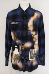 GUERNIKA / Custom Check Shirt  ブルー O-24-03-03-016-GU-sh-YM-ZT339