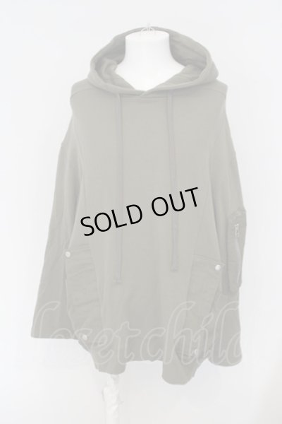 画像1: 【WINTERセール】A.F ARTEFACT / DETAIL COMBINATION HOODIE 3 カーキ O-24-03-03-019-A.-to-YM-ZT307
