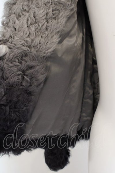 画像4: TORNADO MART / ファーラムグラデーションダブルライダースジャケット M グレーｘブラック O-24-03-03-021-TO-ou-YM-ZT-ML006 (4)