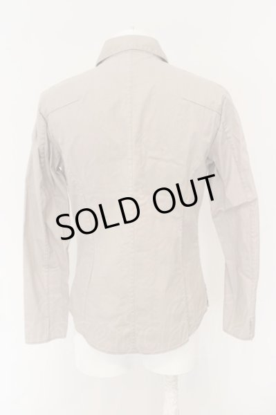 画像4: SHELLAC / コーティング比翼ジップアップシャツジャケット 46 ライトブラウン O-24-03-03-026-SH-sh-YM-ZT303 (4)