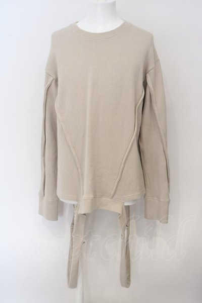 画像1: A.F ARTEFACT / Crew Neck Knit Pullover 2 ベージュ O-24-03-03-027-A.-to-YM-ZT303