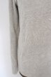 画像3: A.F ARTEFACT / Bomber Heat Gauze Washer Crew Neck Layered Top 1 オフホワイトｘチャコール O-24-03-03-028-A.-to-YM-ZT328 (3)