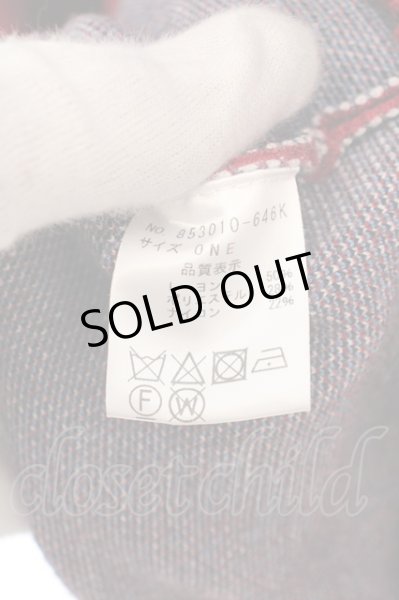 画像4: NO ID. / バタフライジャガードBIG-PO ニット ONE ワイン O-24-03-03-001-NO-to-YM-ZT337 (4)