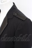 画像4: 【SALE】kiryuyrik / LeatherCombiFlareJacket M ブラック O-24-03-03-009-ki-ja-YM-ZT-ML001