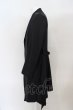 画像5: kiryuyrik / LeatherCombiFlareJacket M ブラック O-24-03-03-009-ki-ja-YM-ZT-ML001 (5)