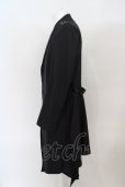 画像5: 【SALE】kiryuyrik / LeatherCombiFlareJacket M ブラック O-24-03-03-009-ki-ja-YM-ZT-ML001