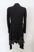 画像6: 【SALE】kiryuyrik / LeatherCombiFlareJacket M ブラック O-24-03-03-009-ki-ja-YM-ZT-ML001