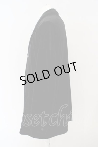 画像3: SHARE SPIRIT / ベロアダブルジャケット S ブラック O-24-03-03-011-SH-ja-YM-ZT337 (3)