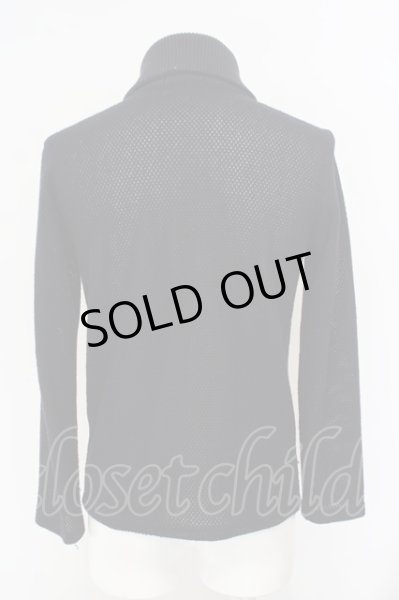 画像4: Zero by TORNADO MART / 複合ラッセルジップアップカーディガン M ネイビー O-24-03-03-013-Ze-to-YM-ZT339 (4)